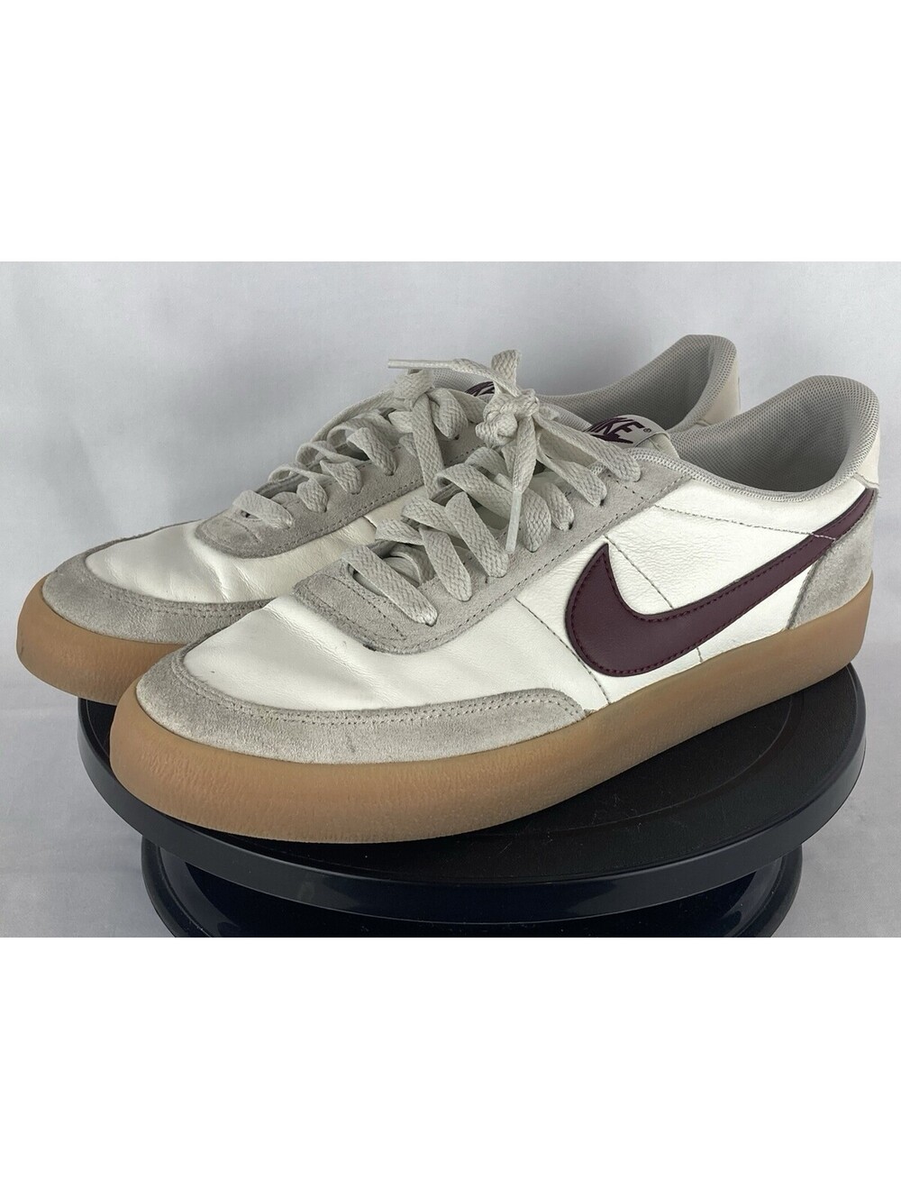 Men’s 9 Nike Field General 82 Sail Burgundy Gum Leather Suede Shoes 432997-112